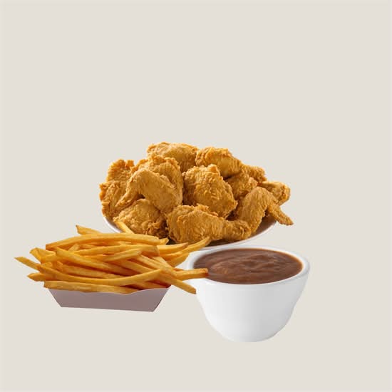 6 Pcs Special Meal (Medium Fries & Gravy)