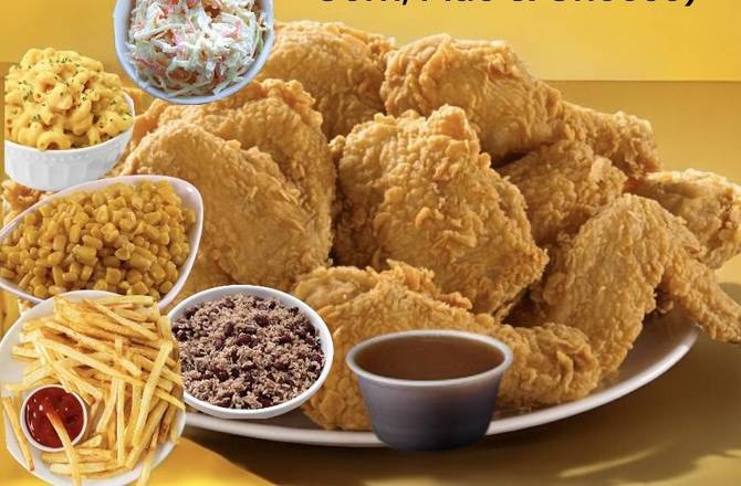 12 Pcs Family Meal, Large Fries, Large Gravy, 2 Large Sides