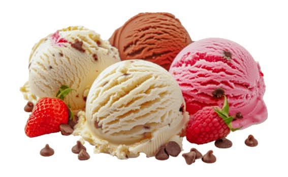 Mix Ice Cream 4 Scoops