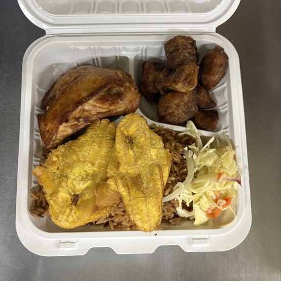 Mix Fried Pork & Haitian Fried Chicken
