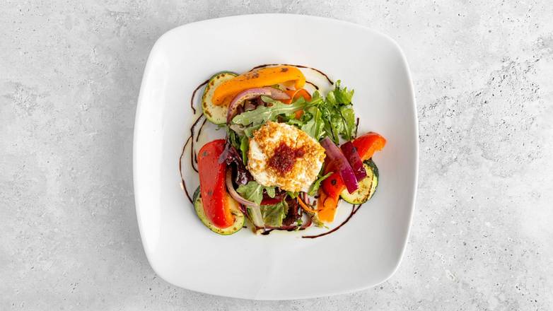 Walnut Crusted Goat Cheese Salad