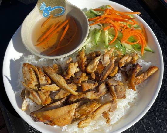 Grilled Lemongrass Chicken Rice