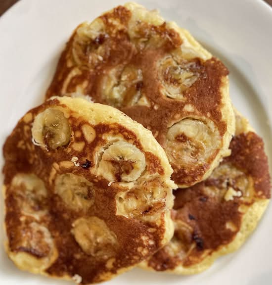 Crêpes aux bananes/Banana Pancakes