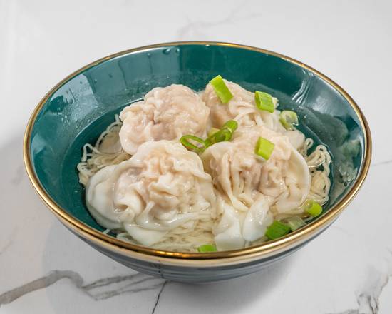 R8. Shrimp and Pork Wonton Noodle Soup (4pcs)