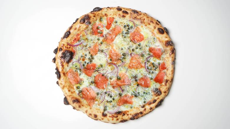 Smoked Salmon Pizza – Capers & Dill Creamy Italian Style