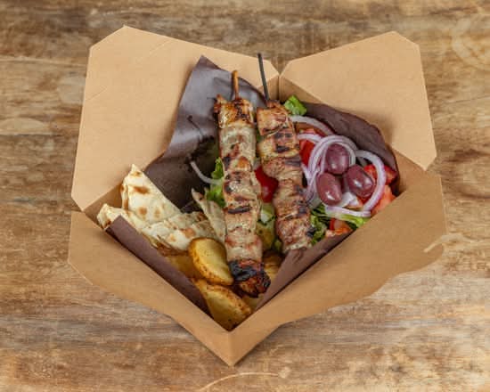 Pork Souvlaki Platter