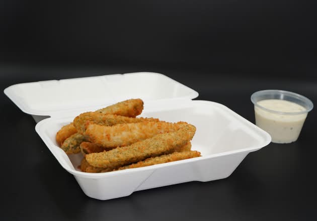 Deep Fried Pickles with Ranch Dip