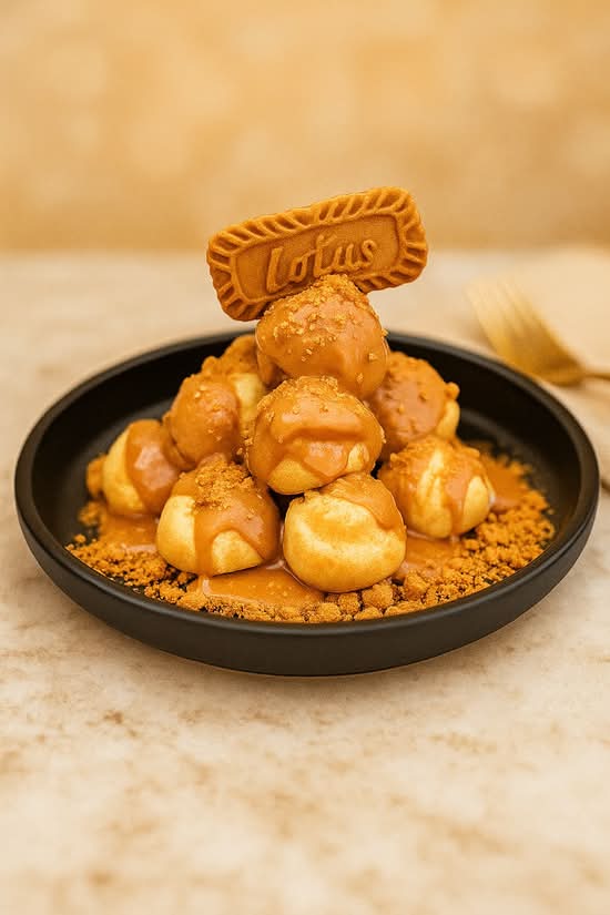 Biscoff Cream Puff