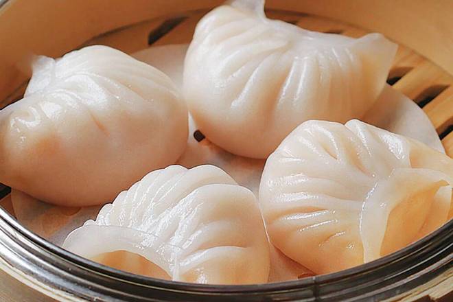 12.RAVIOLIS AUX CREVETTES (4 mcx)/Har gow(4 pcs)