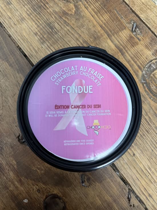 Fondue chocolat aux fraises
