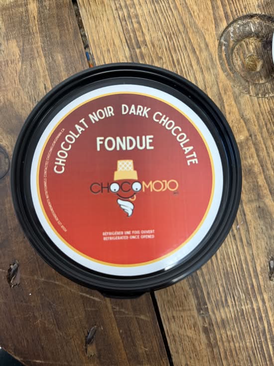 Fondue chocolat noir