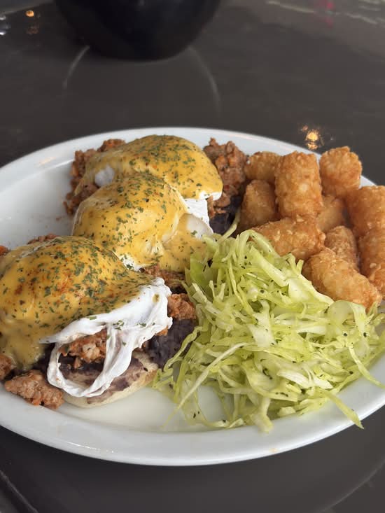Chorizo Eggs Benedict