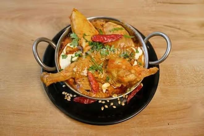 Kadai Curry Chicken