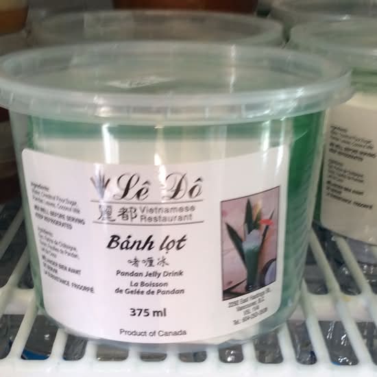 Pandan Jelly Dessert (Banh Lot)