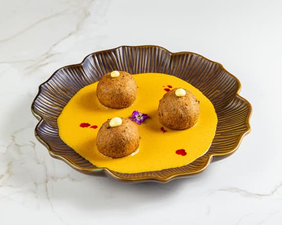 Raw Banana Kofta Curry (Plantain & Potato Dumplings)