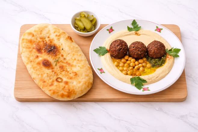 Falafel Hummus
