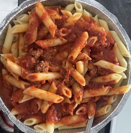 Pasta with Meat or Tomato Sauce