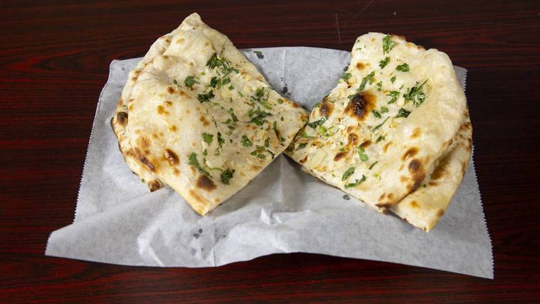 Garlic Naan and Basil Naan