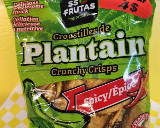 2 pour 1 Chips banane épicé