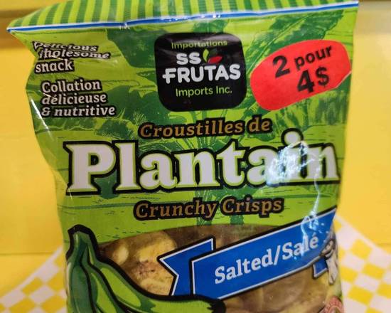 2 pour 1 Chips banane salé