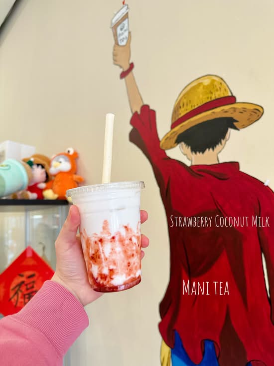 Strawberry Coconut Milk