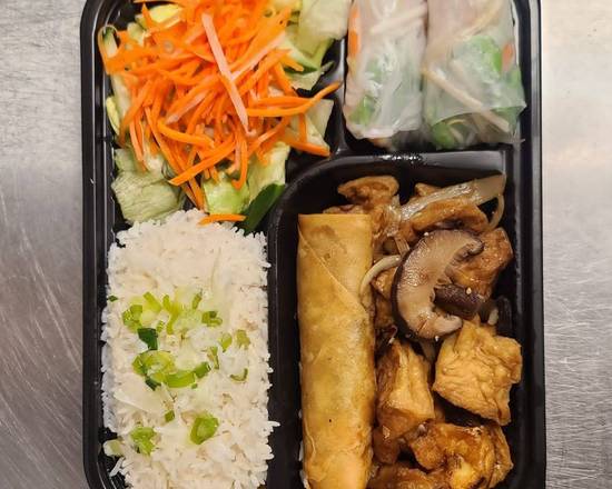 Tofu & Mushroom Bento Box