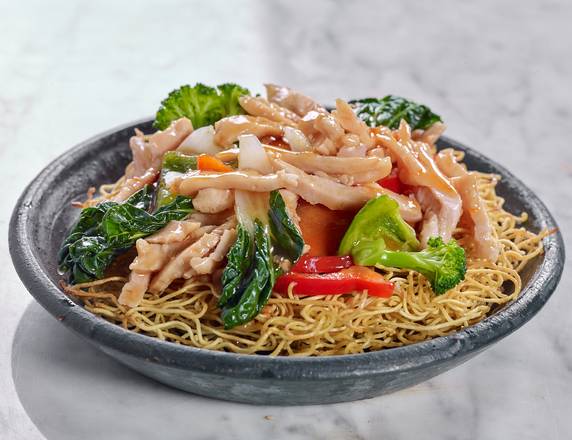 Chicken Crispy Egg Noodle