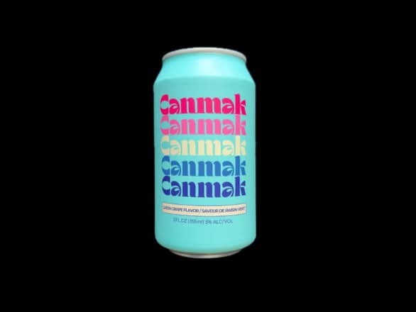 CANMAK Green grape, 355ml, Korean style rice Beer(5%25 ABV)