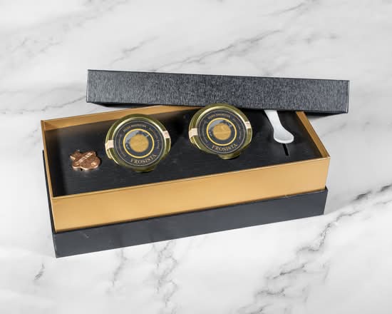 Caviar Gift Package (2 Tins, No caviar included)