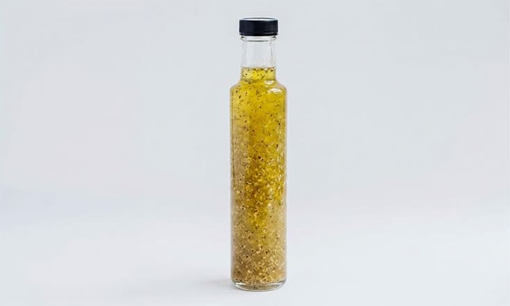 Lemon Olive Oil Dressing Bottle