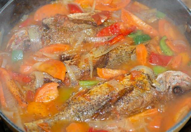 Brown Stew Fish