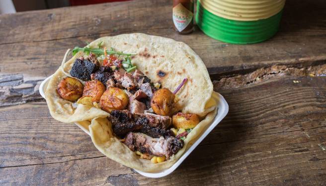 JERK CHICKEN ROTI