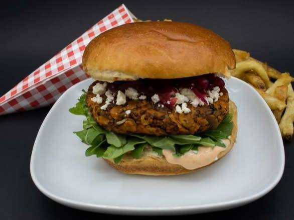 Yam Quinoa Burger
