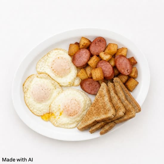 3-Eggs Kielbasa Breakfast