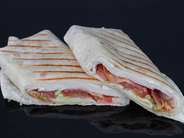 Turkey Bacon Club Wrap(not halal)