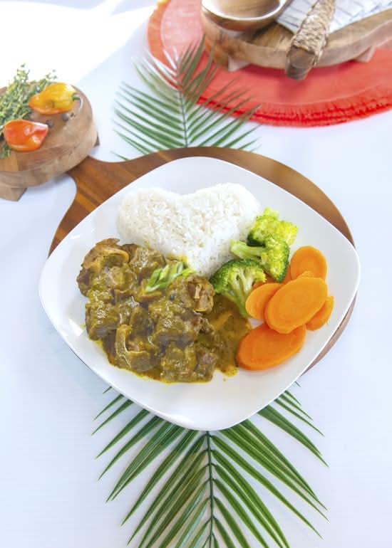 Curry Goat Meal(Lrg.)