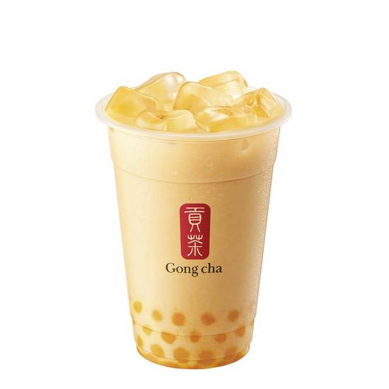 Mango Milk Tea w/Mango White Pearl