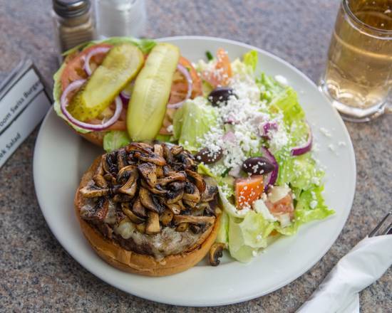 Mushroom Swiss Burger