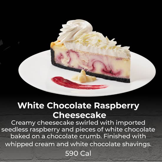 White Chocolate Raspberry Cheese Cake