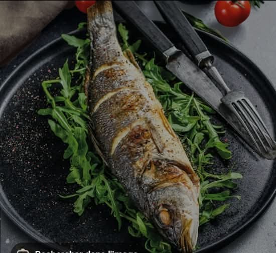 Baar braisé / Whole braised sea bass