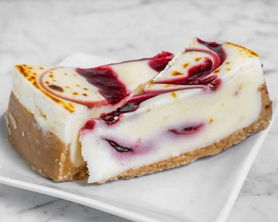 White Chocolate Raspberry Cheesecake
