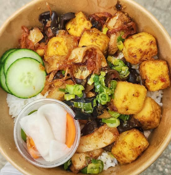 Lemongrass Tofu on Rice