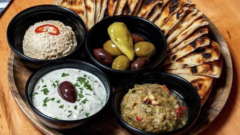 Trio Spreads with Kalamata Olives