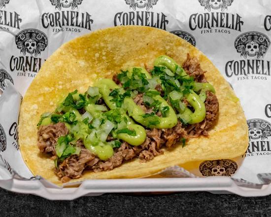 Short Rib Barbacoa Taco