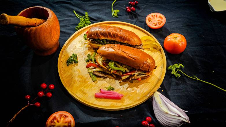 Philly Cheese Chicken Sandwich