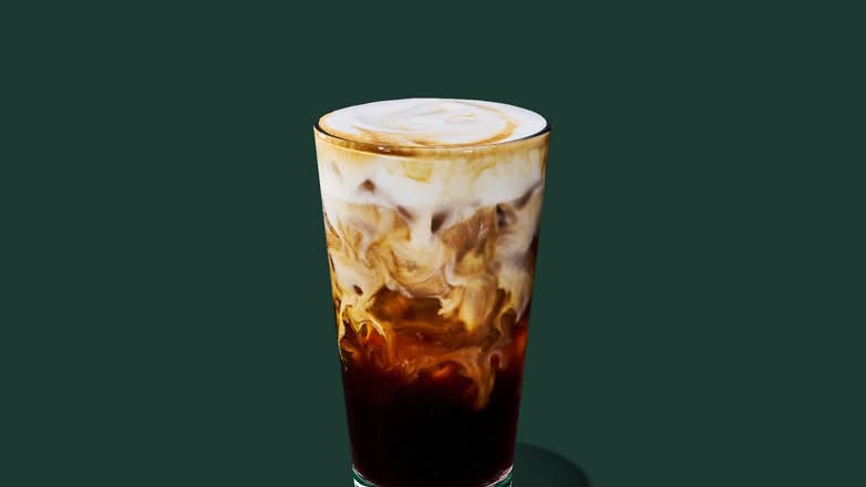 Espresso glacé secoué protéiné crème à la vanille