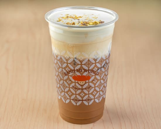 Iced Pistachio Foam Coffee