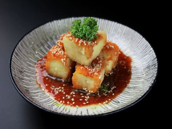 Spicy Agedashi Tofu