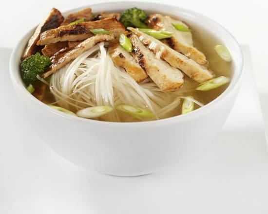 Grilled Chicken And Pork Noodle Soup