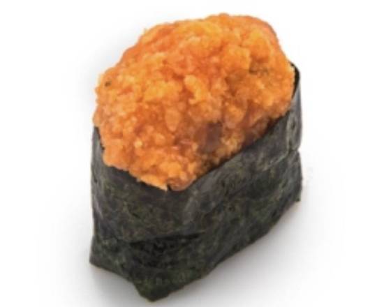 Spicy Salmon Nigiri / Nigiri saumon épicé